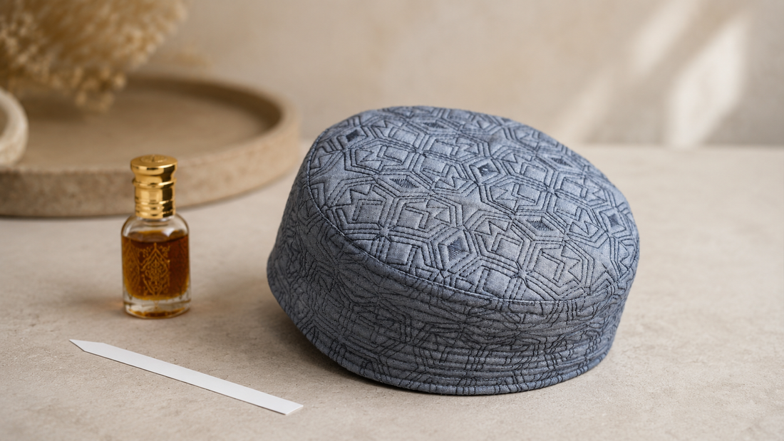 Laun Koofi Grey beside attar for a safe fragrance care guide