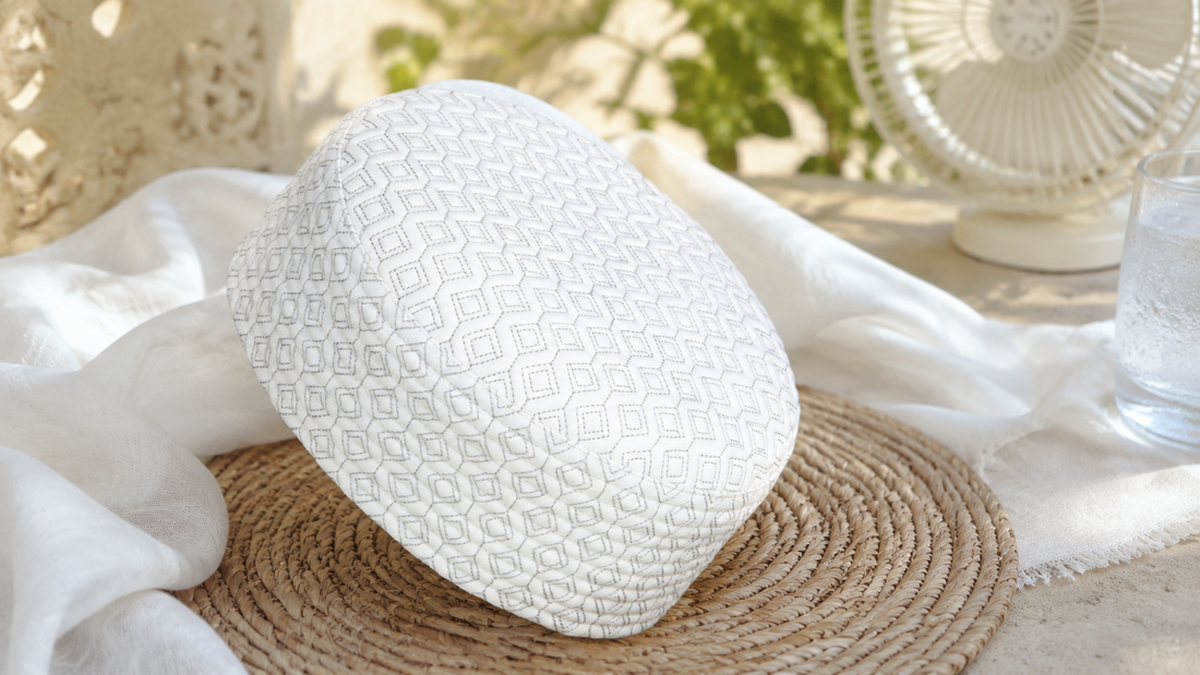 Kufi heat humidity and comfort guide using real Al-Banuri Dihya Koofi White