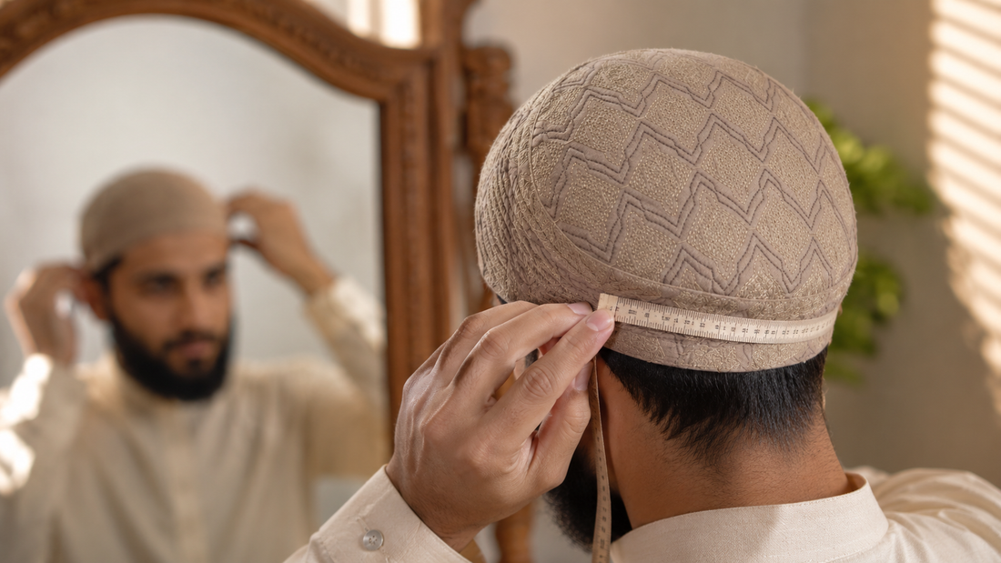Tabrez Koofi Beige fit and forehead comfort
