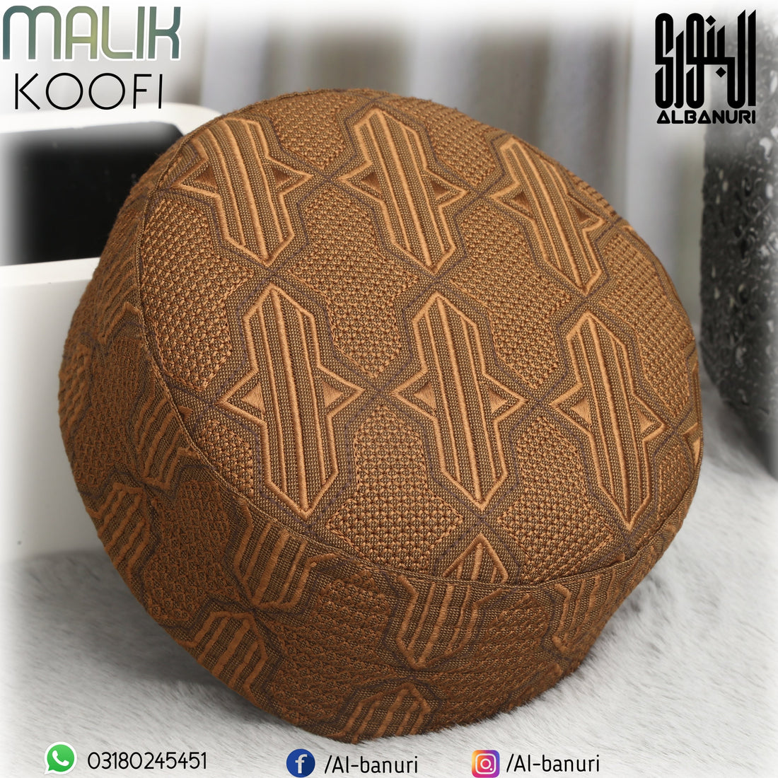 Exporting Kufi caps from Pakistan worldwide — Al-Banuri supplies importers globally