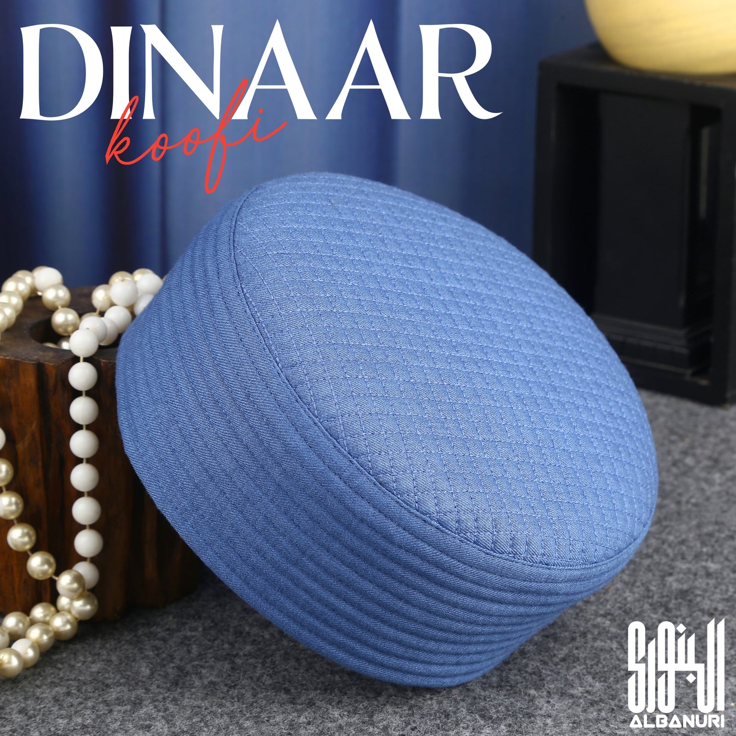 Dinaar Koofi Skyblue